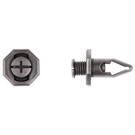 Disco Automotive Hardware BLACK NYLON BUMPER FASCIA RETAINER, 10PK D-124PK