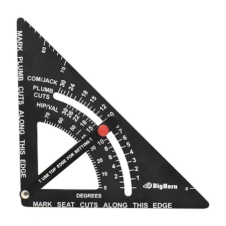 Big Horn 7in Adjustable Carpenter Square 19606