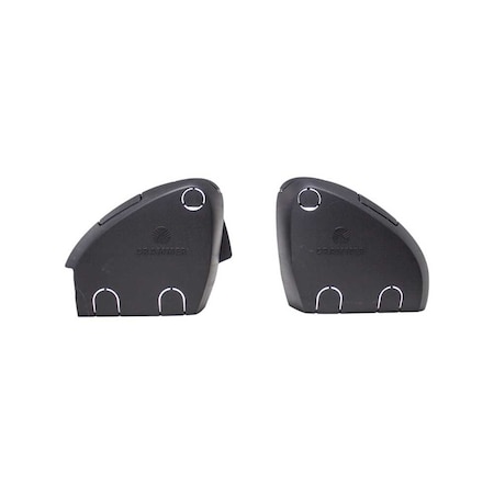 Uni Pro Seat Belt Cover Kit Fits 136 or Grammer 531 Seat Black Plastic 8370