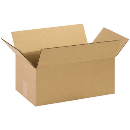 Partners Brand Corrugated Boxes, 14 1/2" x 8 3/4" x 6", Kraft, 25/Bundle 1486R
