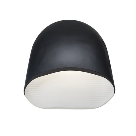 Besa Lighting Toro Sconce, Black, 1x9W LED TOROBK-LED