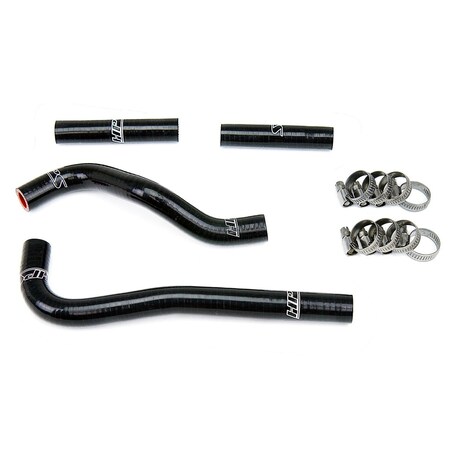 Hps Performance High Temp Reinforced Silicone Radiator Coolant Hose Kit, Black, 57-1371-BLK