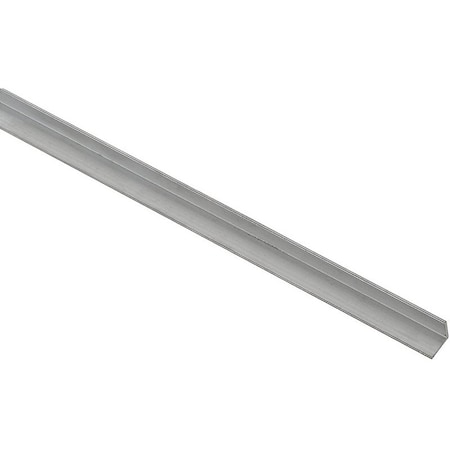 Stanley 4203BC Series Angle Stock, 12 in L Leg, 72 in L, 116 in Thick, Aluminum, Mill N247-270
