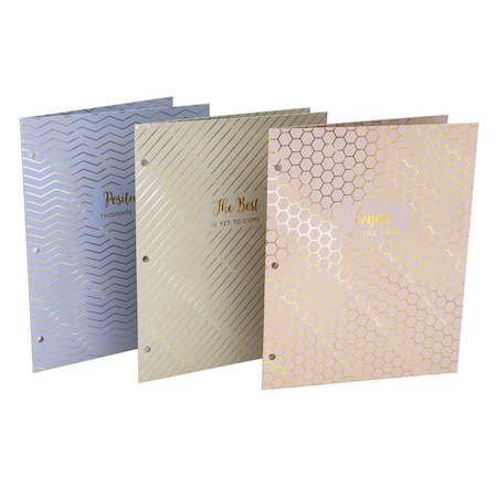 Pukka Pads Haze 2-Pocket Portfolio, Letter Size, Assorted Colors, 6PK 9980(AST)-HZE