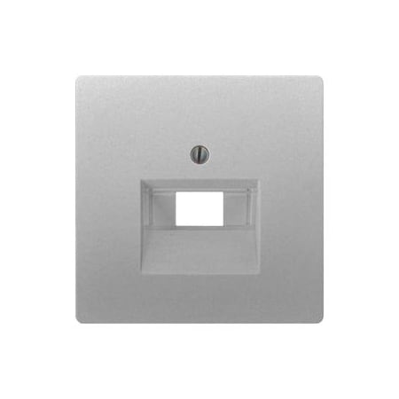 Siemens DELTA style, platinum metallic Cover plate UAE connection socket 68x 68 mm 5TG1394-1