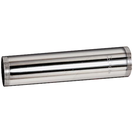 Keeney Mfg 1-1/4'' x 6'' Chrome Plated Threaded Tube 1120K