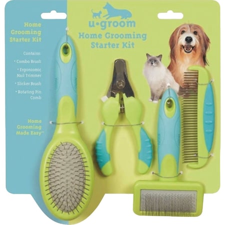 Boss Pet U-groom Starter Grooming Kit, 4-Piece US1007 04