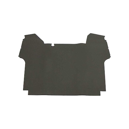 K&M Mfg Floor Mat for New Holland-Ford 6700 Series Tractors 3/8-In. Thick Black Rubber 4313