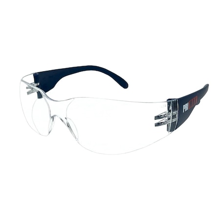 Pri Max Metal Detectable Safety Glasses, Clear Lens with Anti-Fog and Anti Scratch Coating SG90C/AF