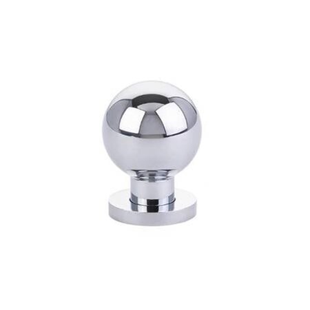 Patioplus 1 in. Modern Globe Cabinet Knob, Bright Chrome PA3251297