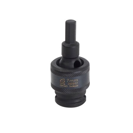 Sunex 3/8 in Drive 7Mm Universal Hex Bit Driver Impact Socket 365907