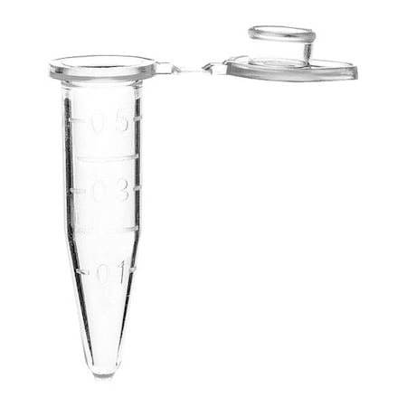 Zoro Select Microcentrifuge Tube, 0.28 in Dia, PK500 C2007