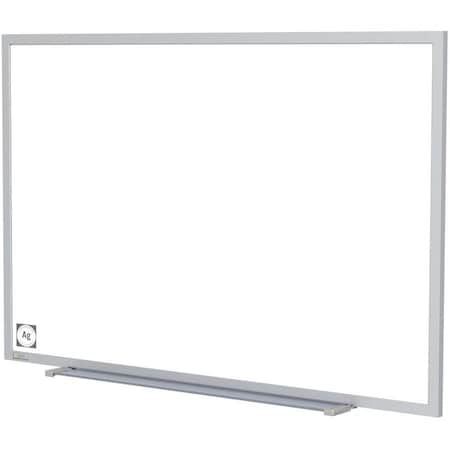 Ghent Magnetic Hygienic Porcelain Whiteboard with Aluminum Frame, 4'H x 4'W M4-44-4