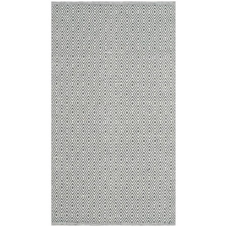 Safavieh 2 ft.6 in. x 4 ft. Montauk Hand Woven Accent Area RugIvory & Grey MTK515C-24