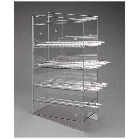 Poltex Serological Pipette Holder 5-Pocket, PETG PGSERPIP5-T-BRK