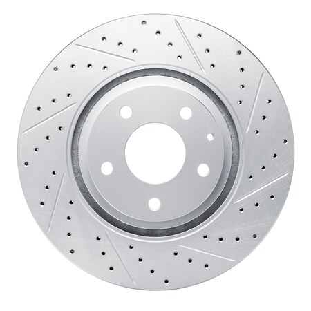 Dynamic Friction Co DFC Geoperformance Rotor - Drilled and Slotted 830-80078R