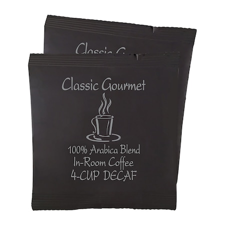 Diplomat Coffee Decaf Coffee Classic Gourmet 4 Cup 200cs, 200PK C-CF-CG-4D