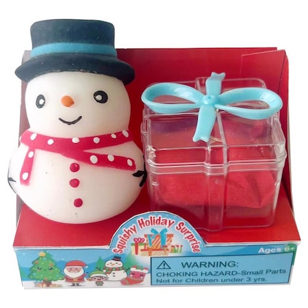 Zorbitz Holiday Surprise Squishy Fidget Toy Multicolored 1 pc 8451