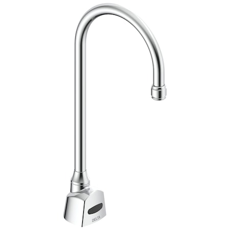 Delta Commercial Instit Parts Single Hole Mount Turret Assembly Thread End  In Chrome 063193A