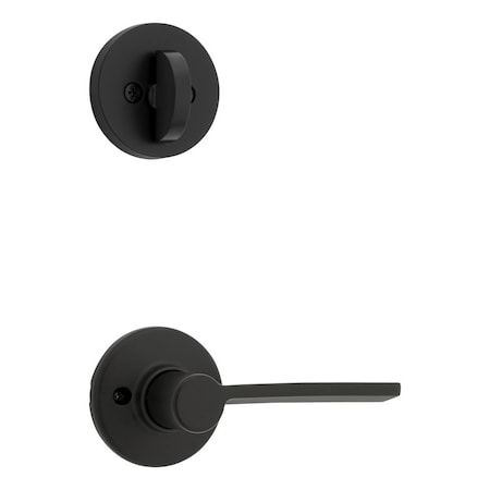Kwikset Residential Handlesets Single Cylinder Inside Trim Left Hand Matte Black 966LRLRDTLH-514.UNIV