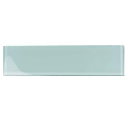 Apollo Tile Blizzard Blue 3 in x 12 in Glass Glossy Wall Subway 5 sqft/case, 20PK APLA88047 3X12A