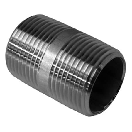 Gfancy Fixtures 0.75 in. Short Stainless Steel Nipple GF582782