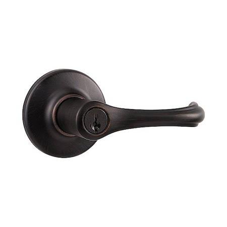 Kwikset Door Lever Lockset, 1 3/8-1 3/4" Thick 405DNL-11P-SMT-6AL-RCS
