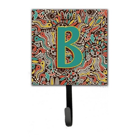 Carolines Treasures Letter B Retro Tribal Alphabet Initial Leash and Key Holder CJ2013-BSH4