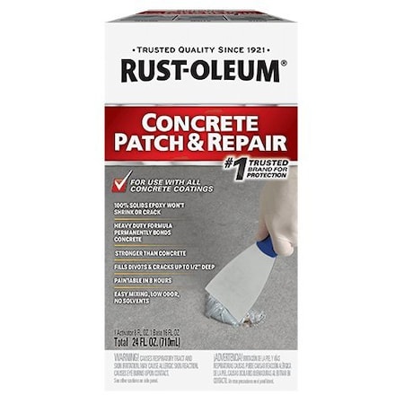 Rust-Oleum Concrete Repair Compound, Box, Gray, Concrete Patch & Repair 301012