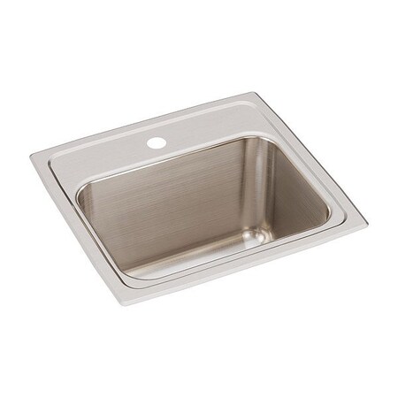Just Manufacturing Bowl Drop-In Sink, 17"x16"x10.125", Gray SLX1617A4-J