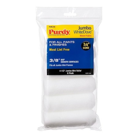 Purdy Paint Roller Cover, PK6 140624612