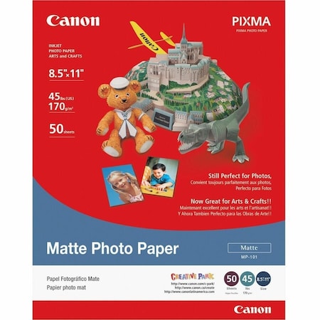 Canon Paper, Photo, 8-1/2"x11", 50Sh, PK50 7981A004