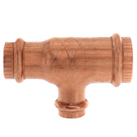 Viega ProPress tee P1 1 P2 0.75 P3 0.5 copper 77417