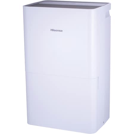 Hisense 18.6 pints, White, 15.1 in, Plastic, 115V AHD5024K1W