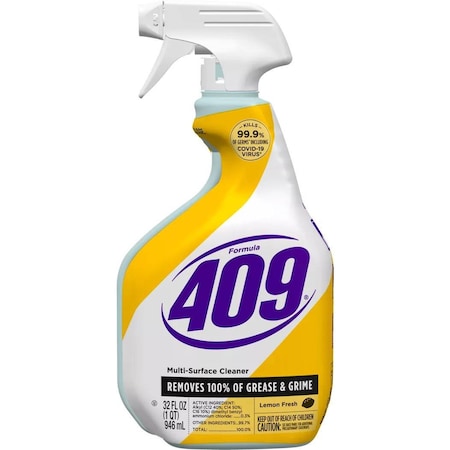 Formula 409 32 Oz. Lemon Fresh Antibacterial Multi-Surface Disinfectant Cleaner 30954