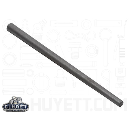 Huyett Taper Pin, Carbon Steel, #6 Pin x 0.342 in Dia x 0.340 in Small End Dia x 5.750 in Length TP-06-5750