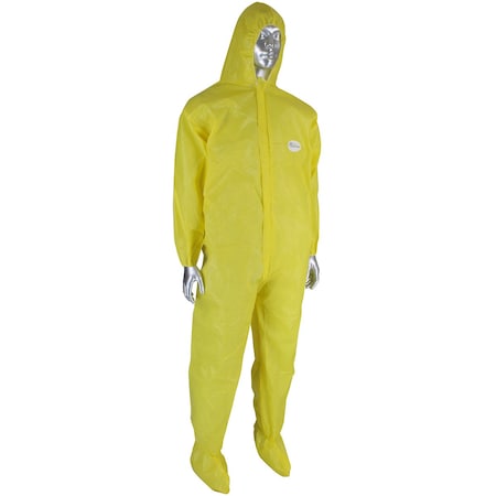 Pip PosiWear UB Plus Coverall with Elastic Wrist & Ankle, Attached Hood & Boot 82 gsm, 25PK 3679B/4XL