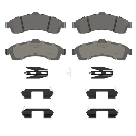 Wagner Brake OEX Front Disc Brake Pad Set Premium Semi - Met,  OEX882M