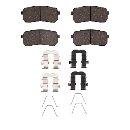 Dynamic Friction Co DFC HybriDynamic Brake Pads Hrdwr Kit 4000-2309-01