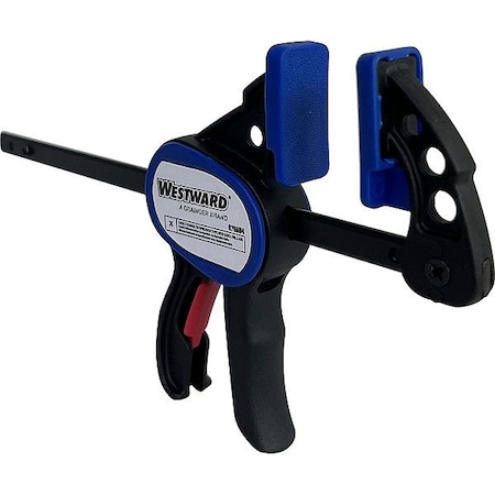 Westward Bar Clamp, 35 lb Force, 4 in Capac. 879AU4