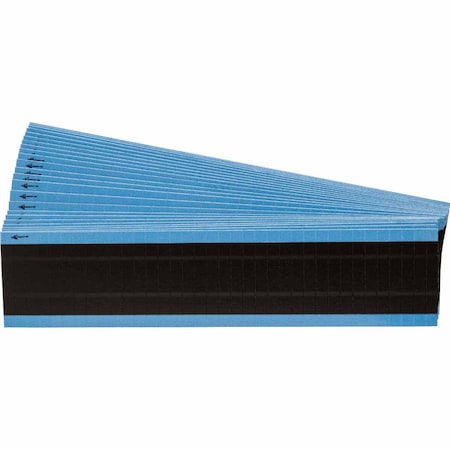Brady Nema Color Vinyl Cloth Wire Cards, Pack Of 25 Cards, 25PK WM-COL-BK-PK