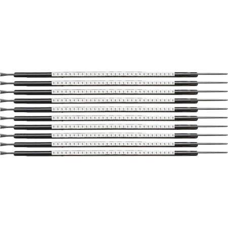 Brady ClipSleeve Wire Markers Size 05 Nylon 22 AWG - 20 AWG, 1 Pack of 300 Each, 300PK SCN05-1