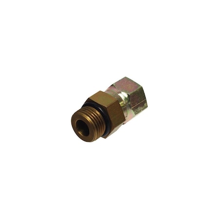 Apache 1/2 In. Male O-Ring x 3/8 In. Female Pipe Swivel Hydraulic Hose Adapter 39005775