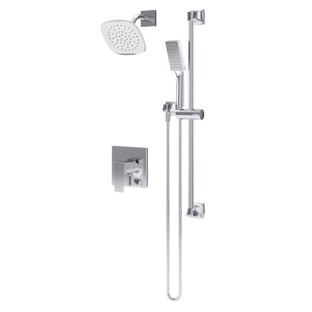 Symmons Verity HydroMersion Single Handle Shower Faucet Trim Kit with Hand Spray (Valve not Included) S499815TRM