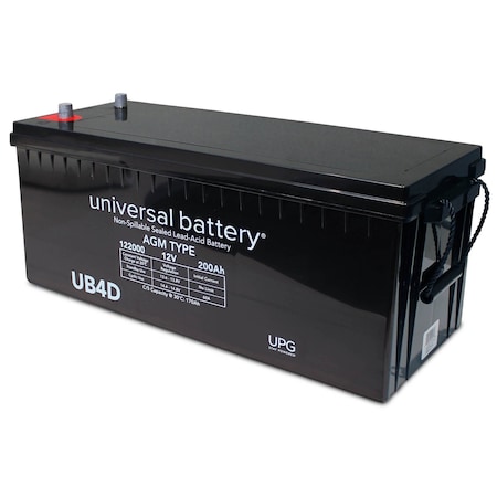 Upg 12V 200Ah Auto Post Group 4D, Battery 45972
