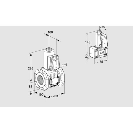 Honeywell Kromschroder VAS7T80A05NQE/B-/PP KS88206678