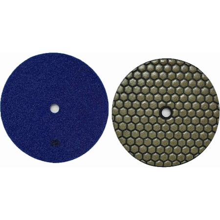 Vantage Product Honey Comb Dry Polishing Pad, Concrete Finishing, 7'' R-FB7HC0030