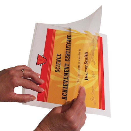 C-Line Products Quick Cover Laminate Pockets, PK25 65187