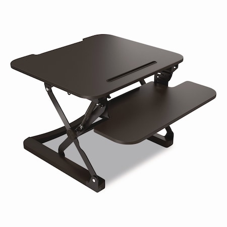 Union & Scale FlexFit Manual Adjustable Desk Converter, 26.7 x 30.8 x 5.9 to 19.6, Black UN44901-CC