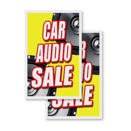 Signmission Car Audio Sale, Vinyl Decals Only 24 Inch x 36 Inch, Vinyl Decal, 2PK DSB-2436-2PACK-Car Audio Sale